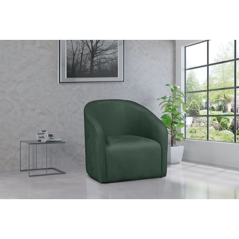 Kit 2 Poltronas Decorativa Julia Veludo Verde - Lm Decor