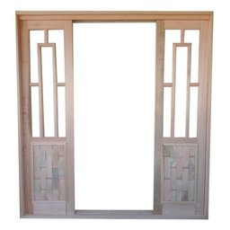 Porta Correr Troia/couro Eucalipto 2,15x1,40 Cx14 Frainer - 3