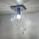 Ver imagem 3 de Lustre para Sala Cristal Acrílico 14x14 Cm Alt 30 Cm Soq E27
