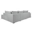 Ver imagem 6 de Sofá Retrátil 6 Lugares 316cm com Chaise a Direita de 91cm Presidente Cinza Gelo