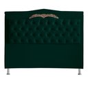Ver imagem 1 de Cabeceira de Cama Box Madri Casal King 195cm Suede Verde