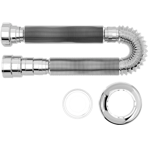 Sifao Tubo Extensivo Cromado C/ Canopla 1,50m - Blukit