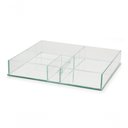 Ver imagem 1 de Caixa de Vidro com Fundo Espelhado Multiuso Café Servir Organizar Decorar Casa Cozinha