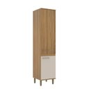 Ver imagem 3 de Paneleiro de 1 Porta Cozinha Concept Prime Bege/Ipê/Cristalo