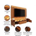 Ver imagem 2 de Rack Painel para TV até 75" 210cm MDF com LED Jequitibá Movelove