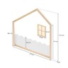 Moldura Infantil Casinha Dream Decor com Led Casatema - 6