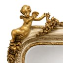 Ver imagem 6 de Espelho com Moldura Entalhada em Branco e Dourado a: 159cm L: 84cm C: 09cm