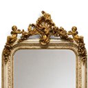Ver imagem 5 de Espelho com Moldura Entalhada em Branco e Dourado a: 159cm L: 84cm C: 09cm