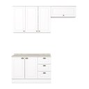 Ver imagem 2 de Cozinha Compacta 3 Peças 100% Mdf com Tampo Americana