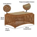 Ver mais imagens de Kit Sofá Poltronas e Mesa Flórida em Alumínio Trama Original