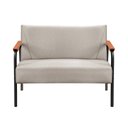 Ver imagem 4 de Conjunto com 2 Poltronas e Namoradeira Decorativa Jade Sala de Estar