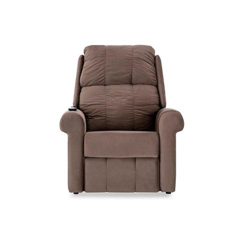 Poltrona Reclinável p/ Sala MH 1216 Two Way c/ Massagem Courano Bege - Herval