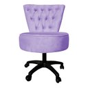 Ver imagem 3 de Kit Maca Estética Capitonê com Mocho e Escadinha 80 Cm Lilas Slk Decor Reta