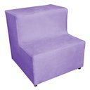 Ver imagem 4 de Kit Maca Estética Capitonê com Mocho e Escadinha 80 Cm Lilas Slk Decor Reta