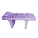 Ver imagem 2 de Kit Maca Estética Capitonê com Mocho e Escadinha 80 Cm Lilas Slk Decor Reta