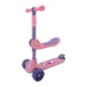 Patinete 2x1 Luz Som 3 Rodas Zippy Toys:Rosa - 1