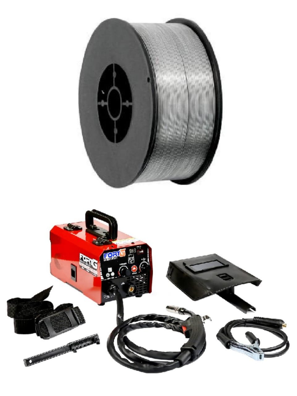 Máquina de Solda Mig Fortg 100a 127v sem Gas C/ Arame 1kg