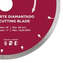 Ver imagem 4 de Disco de Corte Contínuo Diamantado Profissional Plus 200mm - Cortag