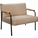 Ver imagem 2 de Namoradeira Decorativa Braços Fixo Jade