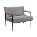 Ver imagem 2 de Namoradeira Decorativa Braços Fixo Jade