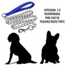 Corrente Para Cachorros Pet Cao Animais Estimaçao Kit 2 Uni Guia 2.0mmx120cm Prende Coleira Passeio  - 4