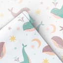 Ver imagem 4 de Papel de Parede Infantil - Baleias Arte Destaque 3,50 Metros