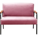 Ver imagem 4 de Namoradeira Decorativa Braços Fixo Jade Rosa