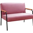 Ver imagem 2 de Namoradeira Decorativa Braços Fixo Jade Rosa