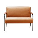 Ver imagem 4 de Namoradeira Decorativa Braços Fixo Jade Laranja Terracota
