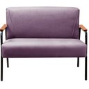 Ver imagem 4 de Namoradeira Decorativa Braços Fixo Jade Roxo