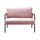 Ver imagem 4 de Namoradeira Decorativa Braços Fixo Jade Rosa Rose