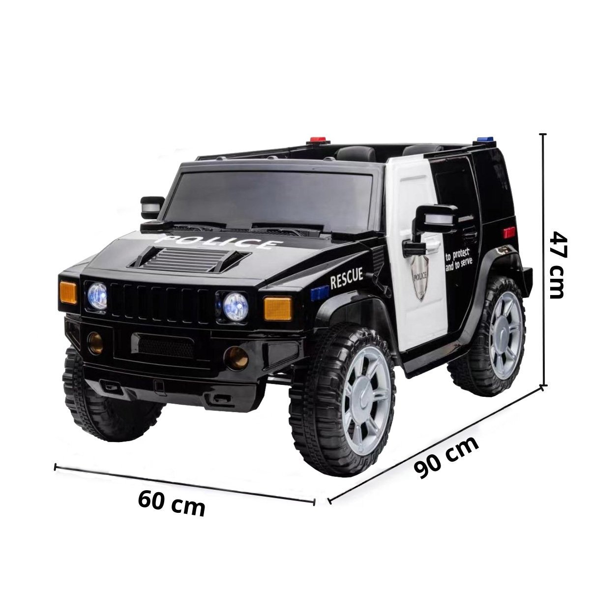 Carrinho de Fricção - Mini Truck 360 - Polícia - Branco - Unik Toys