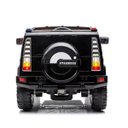 Ver imagem 3 de Mini Carro Jipe Elétrico Infantil 12V Policia Luz Som Bateria Controle Remoto Preto Brinqway Bw236pt