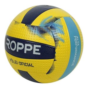 Bola de Volei Oficial Pvc Roppe Cor Amarelo/azul