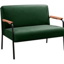 Ver imagem 2 de Namoradeira Decorativa Braços Fixo Jade Verde