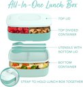 Ver imagem 4 de Bentgo Lancheira Empilhável com 3 Compartimentos Aqua