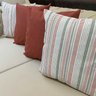 Capa de Almofada Terracota Coral Liso Impermeável 45x45cm - 5