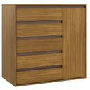 Ver imagem 1 de Cômoda Multiuso 5 Gavetas e 1 Porta 100% MDF Select