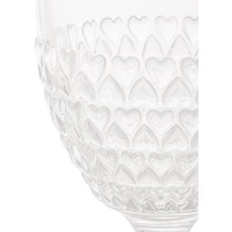 Taça P/ Água Cristal Coração 330 Ml - Lyor - 3