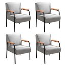 Ver imagem 2 de Kit 4 Poltronas Decorativas Braços Fixo Jade