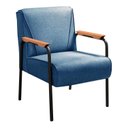 Ver imagem 4 de Kit 4 Poltronas Decorativas Braços Fixo Jade Azul