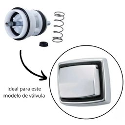 Kit Reparo Valvula Descarga Hydra Max 2550 Banheiro Privada Lavabo - 2