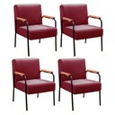Ver imagem 2 de Kit 4 Poltronas Decorativas Braços Fixo Jade