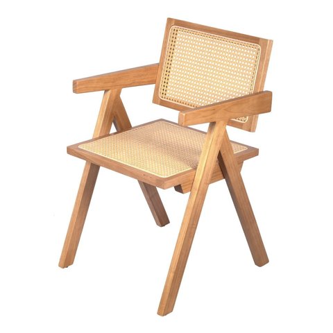 Cadeira para Sala de Jantar Chandy Madeira Bege