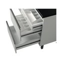 Ver imagem 3 de Gabinete Cozinha Mdf 1,44m Elegance com 5 Pés Pré-montado:cinza Opera