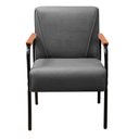 Ver imagem 5 de Kit 4 Poltronas Decorativas Braços Fixo Jade Cinza Grafite