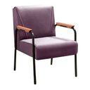 Ver imagem 4 de Kit 4 Poltronas Decorativas Braços Fixo Jade Roxo