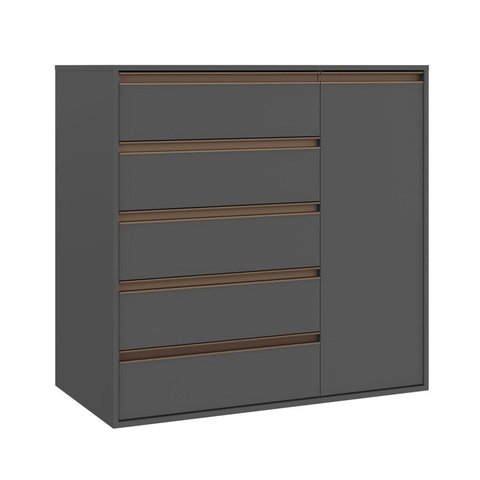 Cômoda Multiuso 5 Gavetas e 1 Porta 100% MDF Select