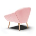 Ver imagem 5 de Kit 02 Poltronas Giovana Suede Rosa Bebê Natural