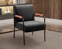 Ver imagem 1 de Kit 4 Poltronas Decorativas Braços Fixo Jade Preto